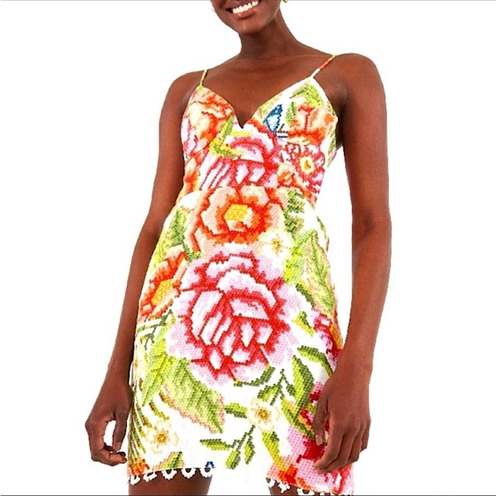 FARM Rio Vintage Floral Mini Dress